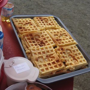Bouleturnier mit SPD Waffeln