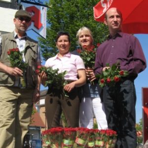 Rosenaktion der SPD Rahden