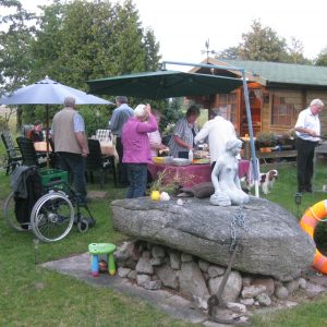Grillfete 2ter Geburtstag der Bank Hasenheide