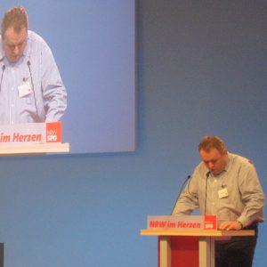 War Sprecher der Mandatsprüfungskommission!