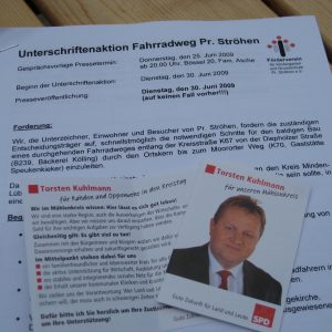 Torsten Kuhlmann unterstützt die Unterschriftenaktion