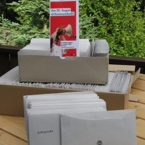 1060 Erstwählerbriefe für Rahden