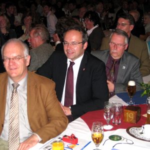Landrat Niermann mit BM Hachmann auf der Gala