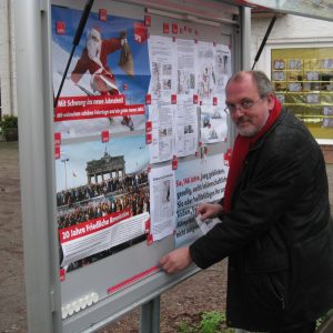 Ernst-Wilhelm Rahe wird auch im Rahdener SPD Schaukasten informieren.