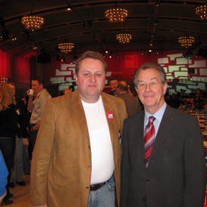 Torsten Kuhlmann trifft Franz Müntefering in Dortmund