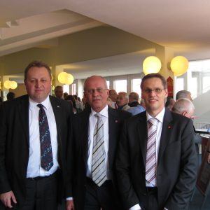 Jubiläumsfeier mit IG Metall Vorsitzender Berthold Huber