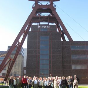 Rahdener Sozialdemokraten und Parteifreunde auf der Zeche Zollverein in Essen.