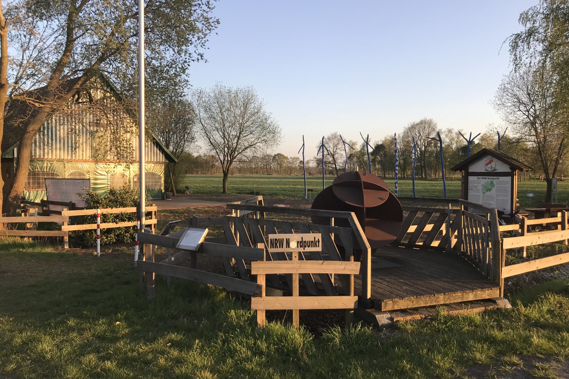 Radtour zum NRW Nordpunkt