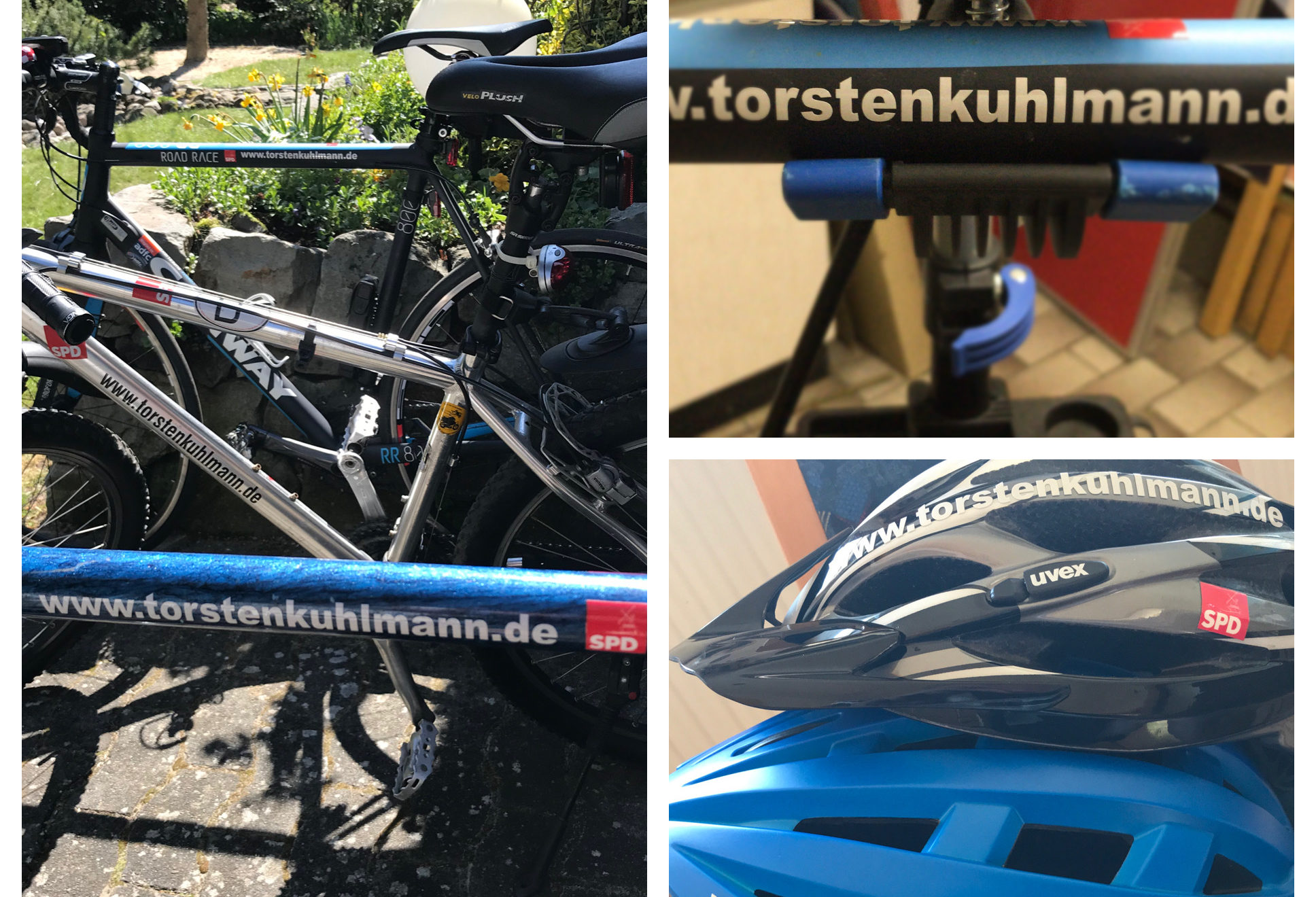 Kommunalwahlkampf bei Radtouren