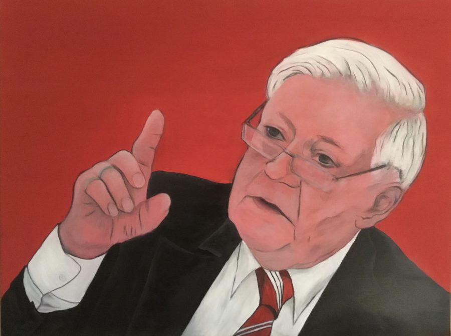 Mein Helmut Schmidt Gemälde