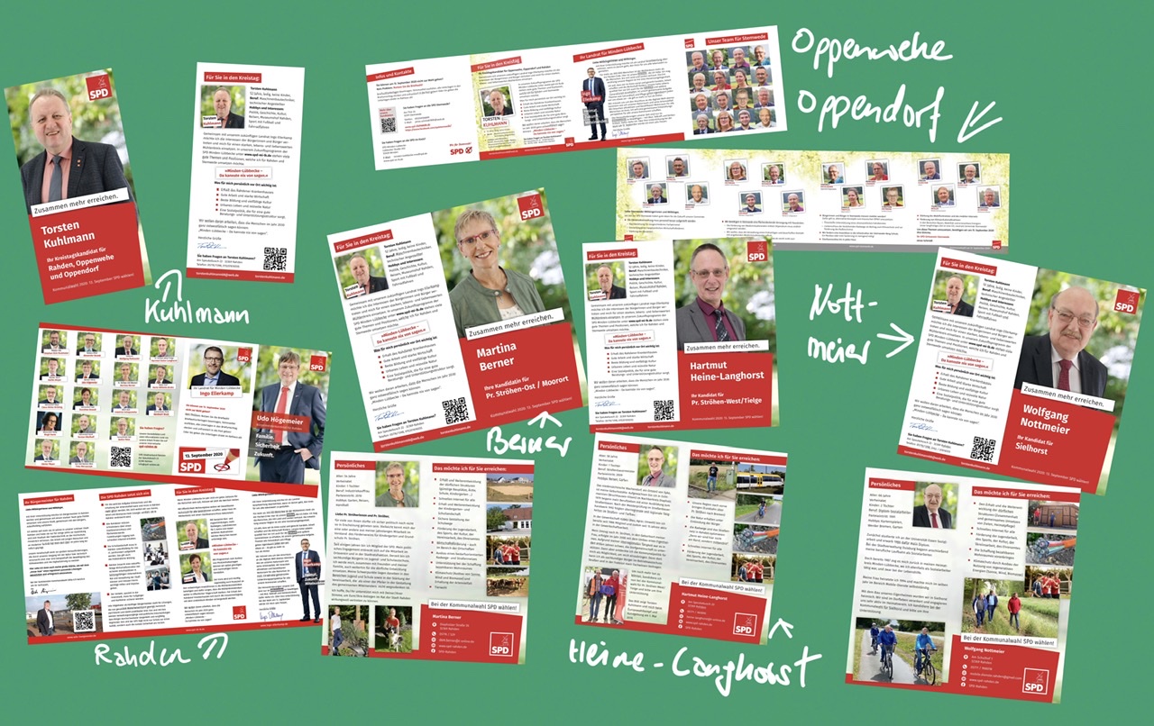 Flyerübersicht Ortsverein Pr. Ströhen