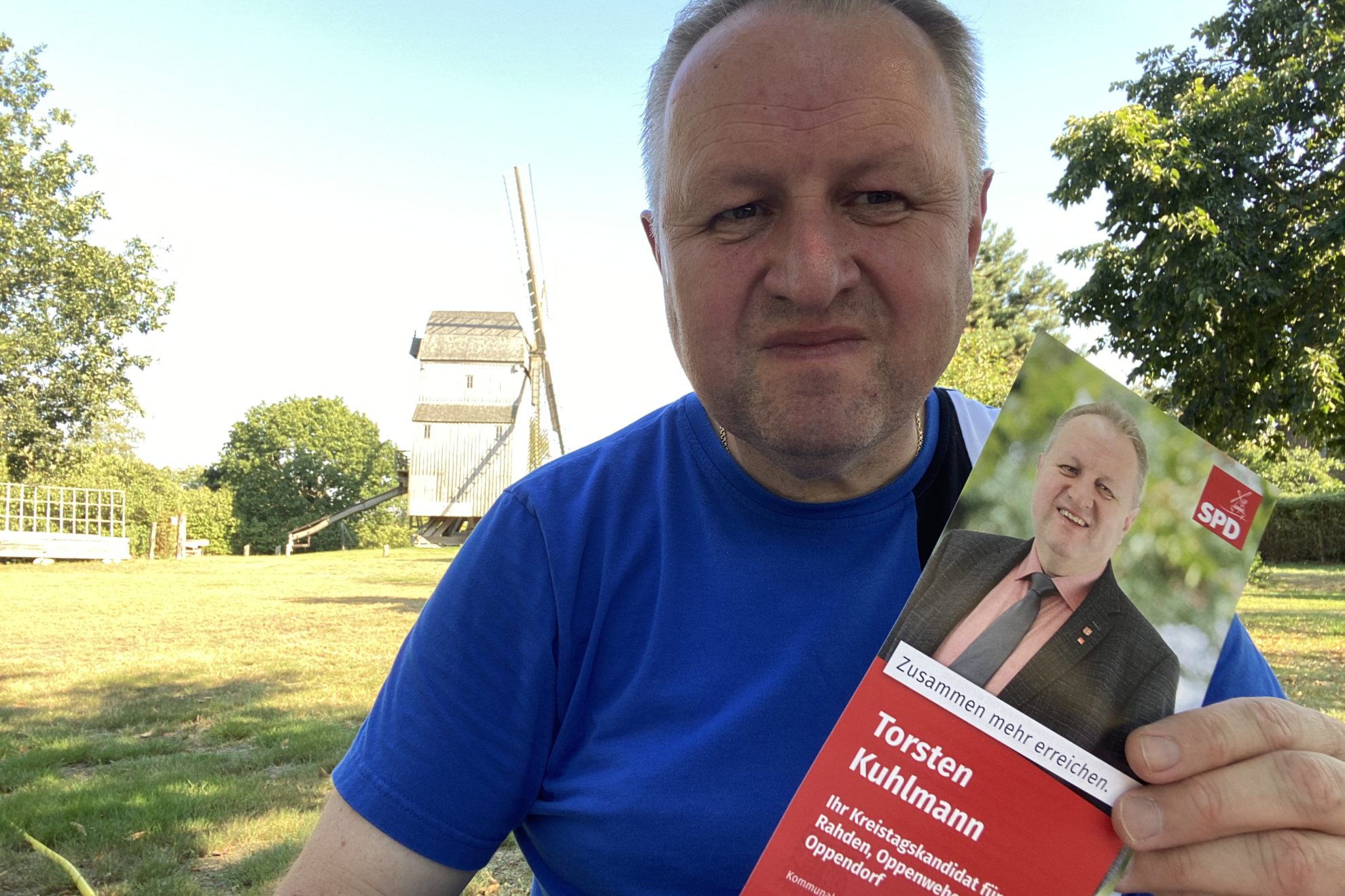 Besuch auf dem Mühlengelände Oppenwehe
