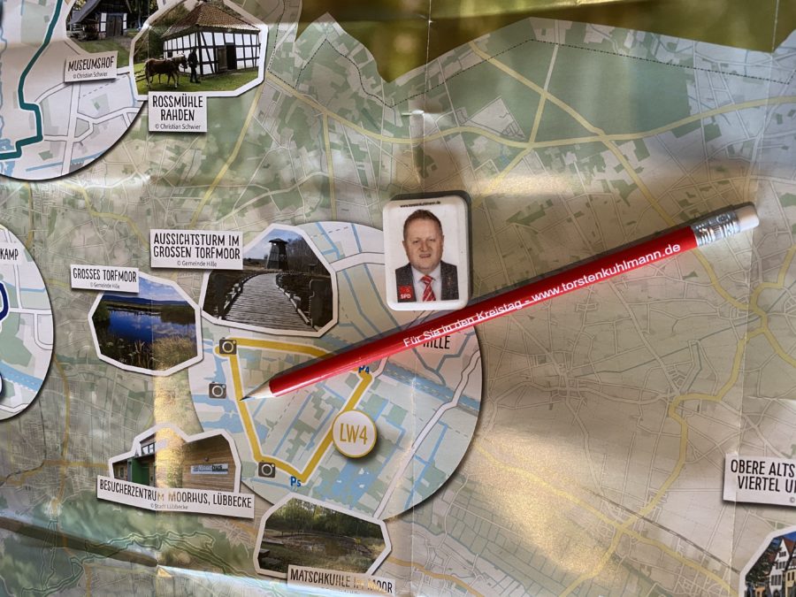 Karte großes Torfmoor