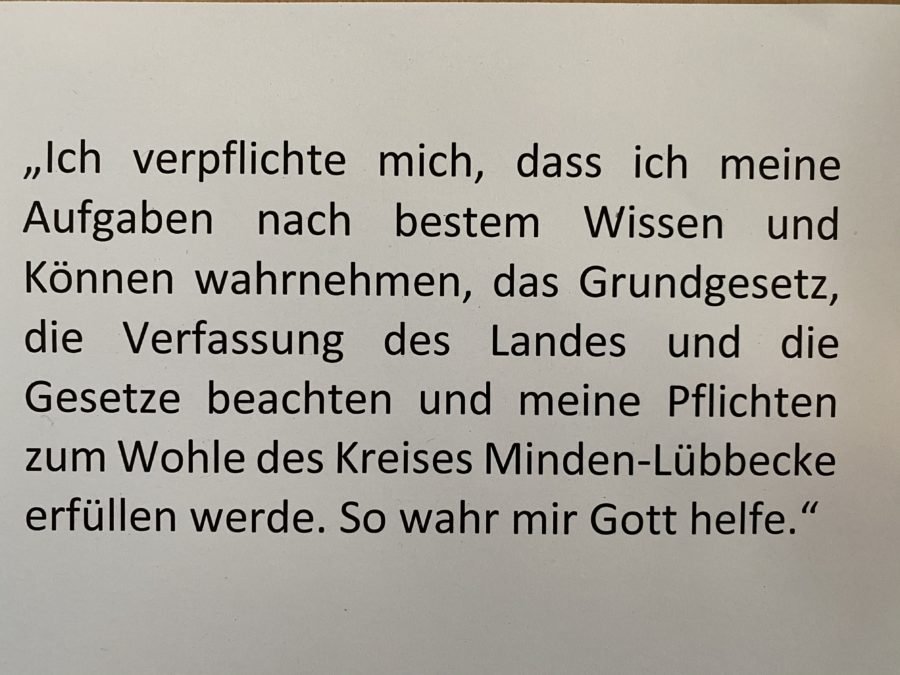 Verpflichtungstext