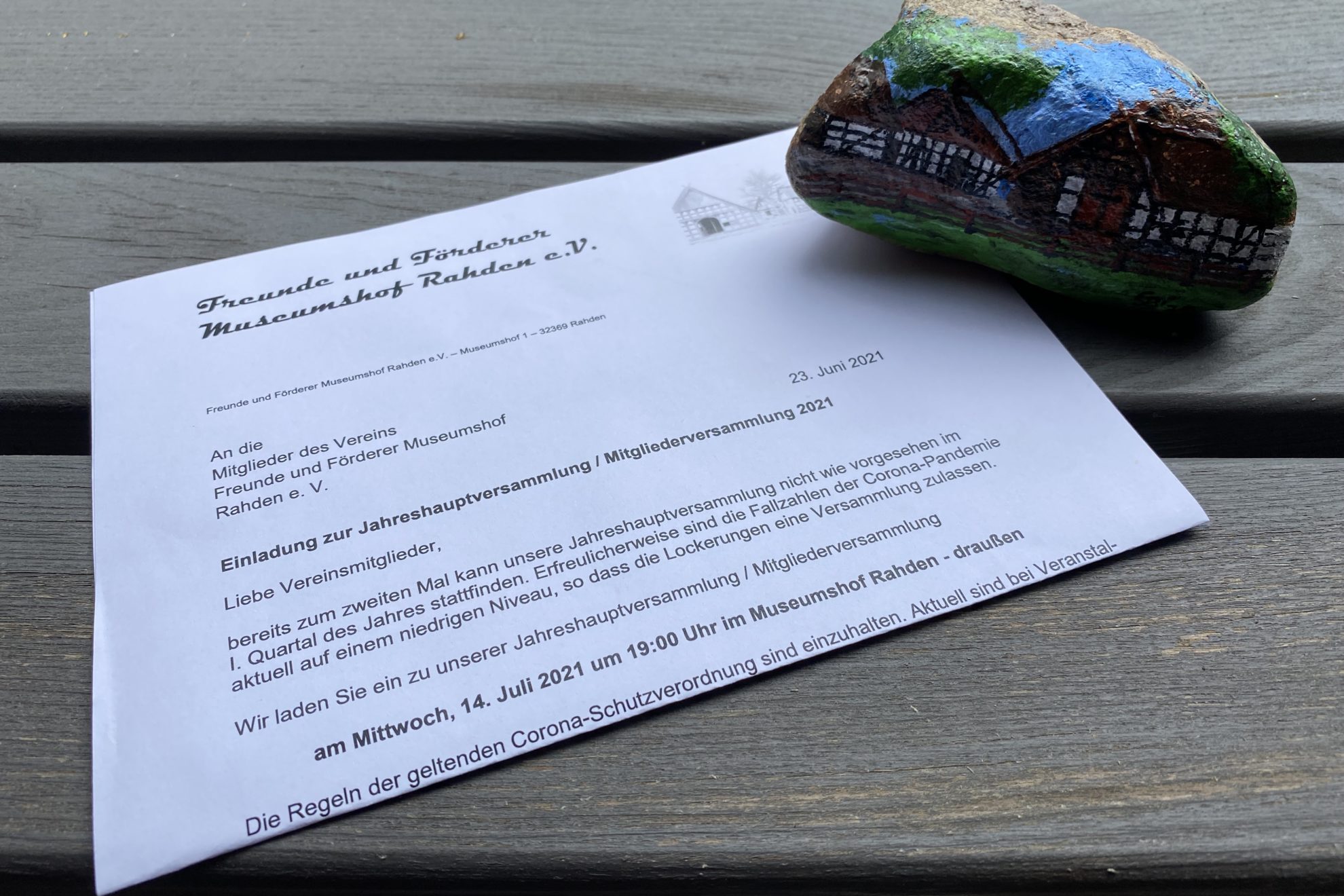 Jahreshauptversammlung Freunde und Förderer Museumshof Rahden e.V.
