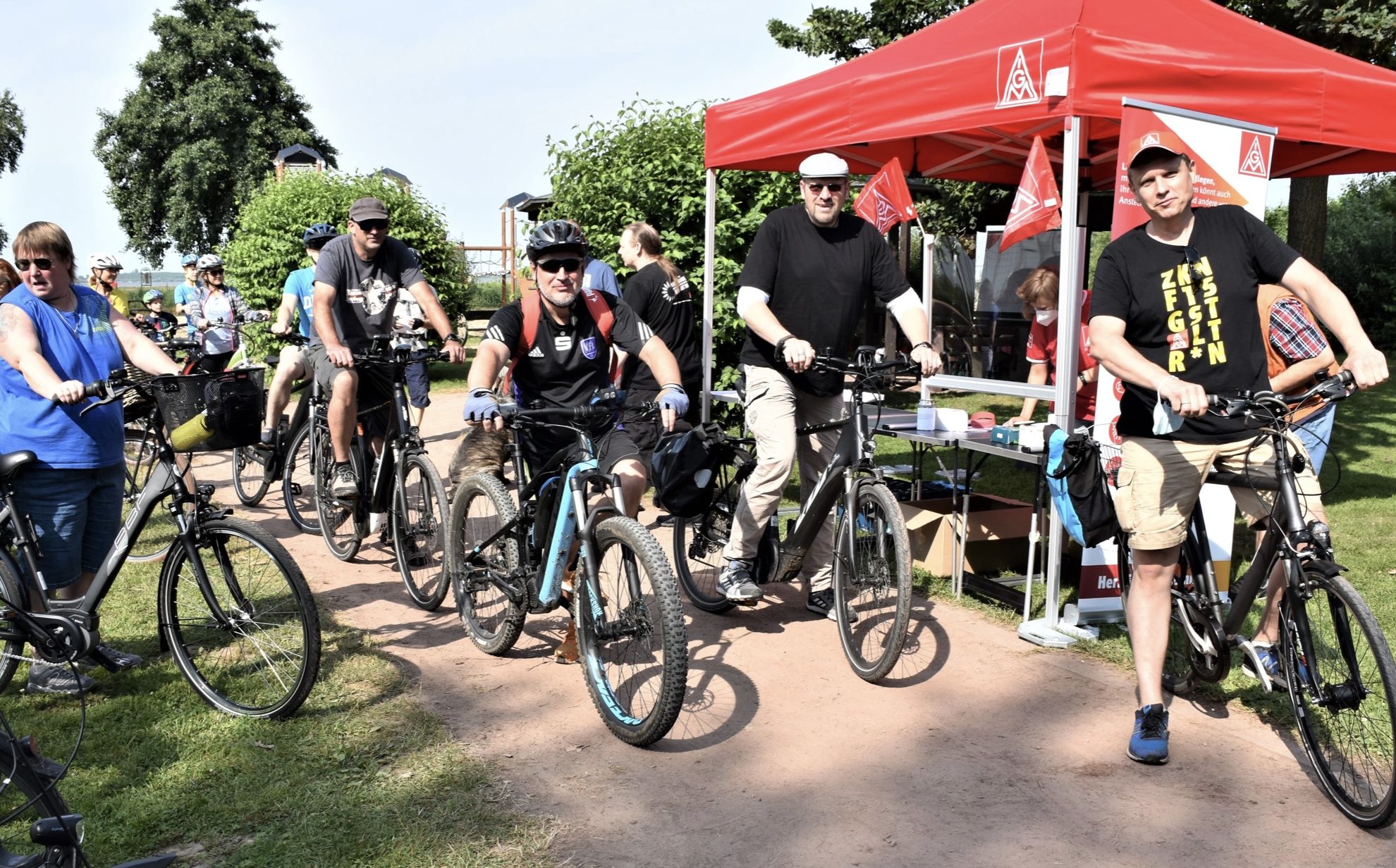 Erfolgreiche Fahrradtour der ZF Vertrauensleute
