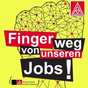 Finger weg von unseren Jobs!