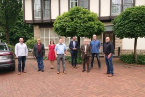 Vor Ort Termin mit Minister