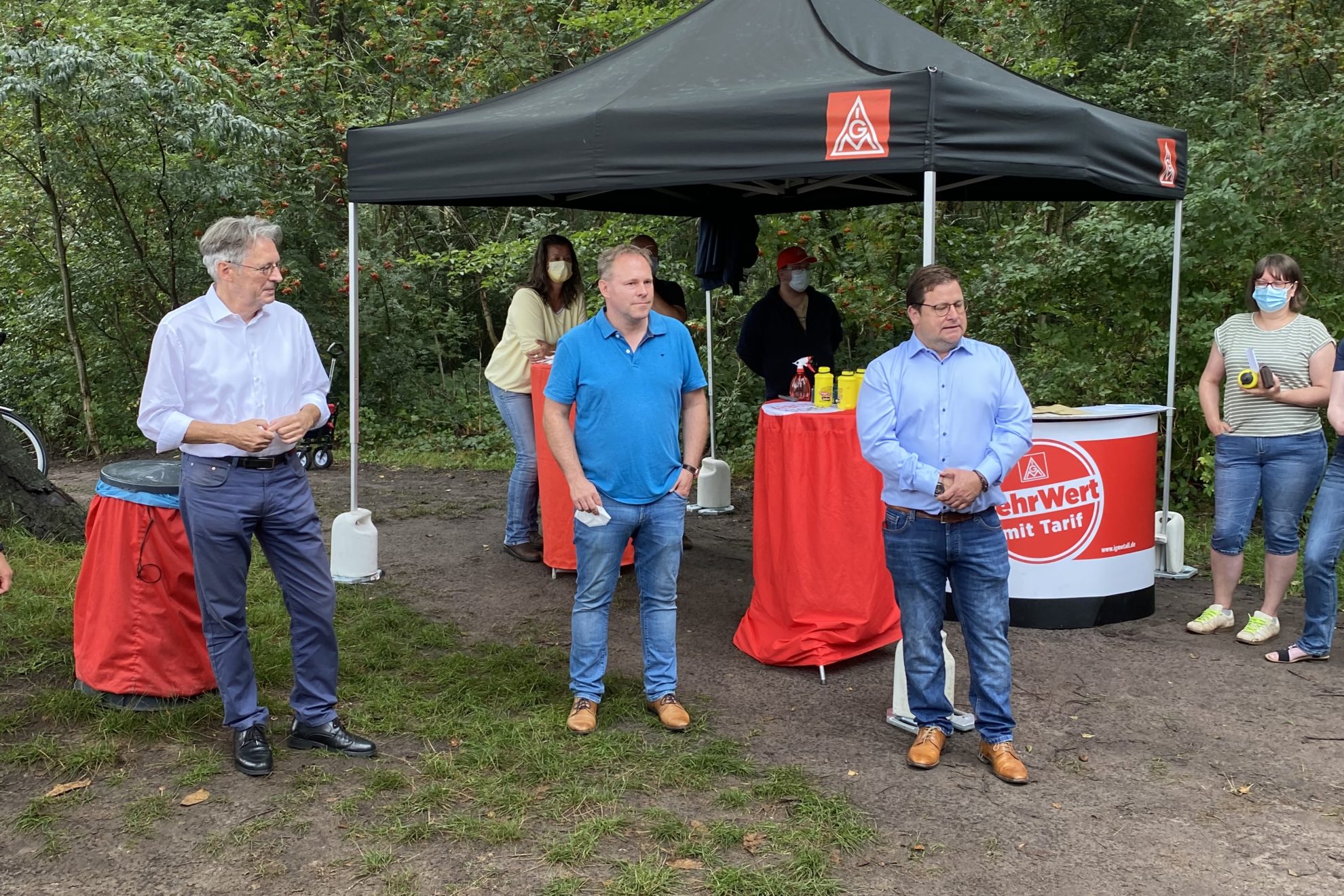 Begrüßung Familienfest IG Metall