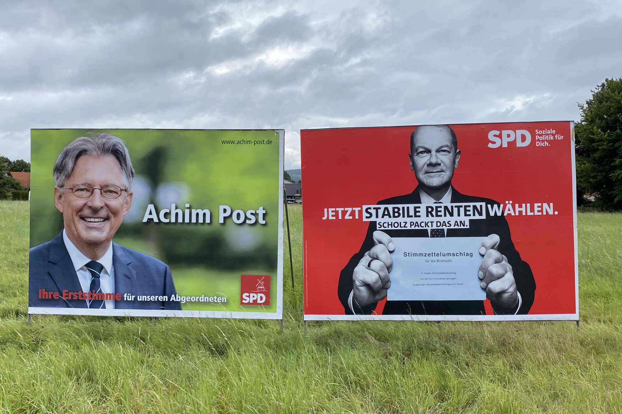 Erst- und Zweitstimme für die SPD