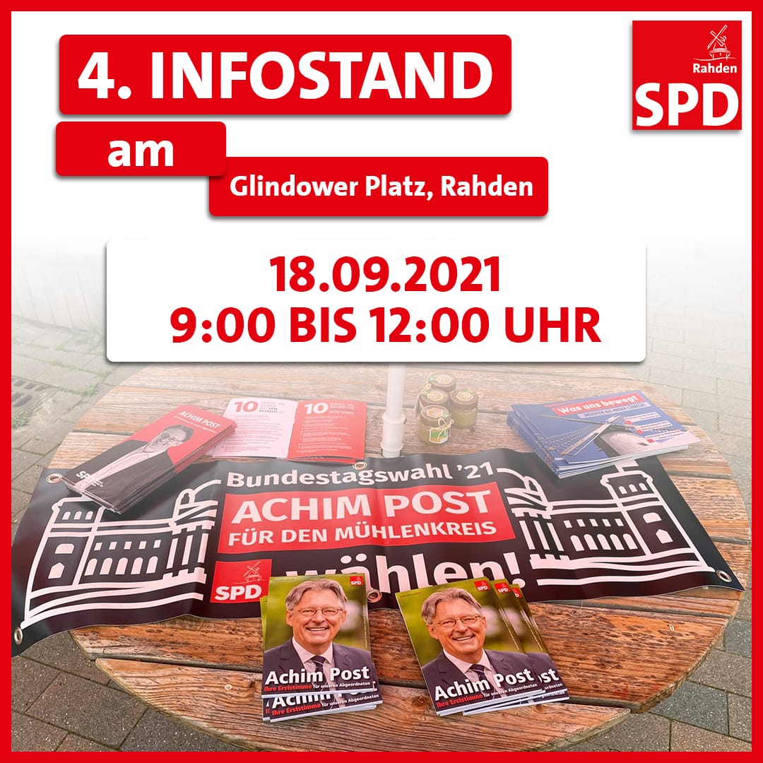 4. Infostand am Glindower Platz