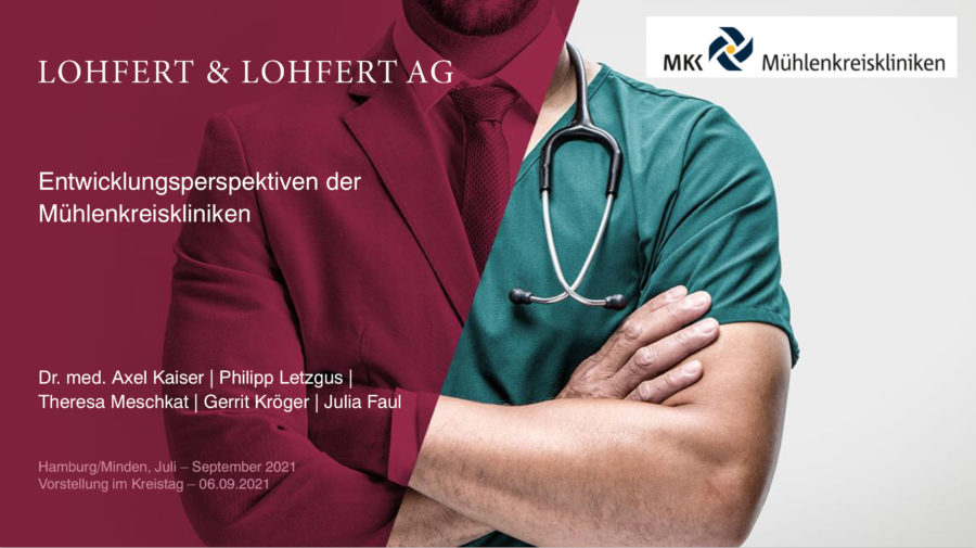 Titelbild Präsentation MKK Mühlenkreiskliniken Lohfert & Lohfert