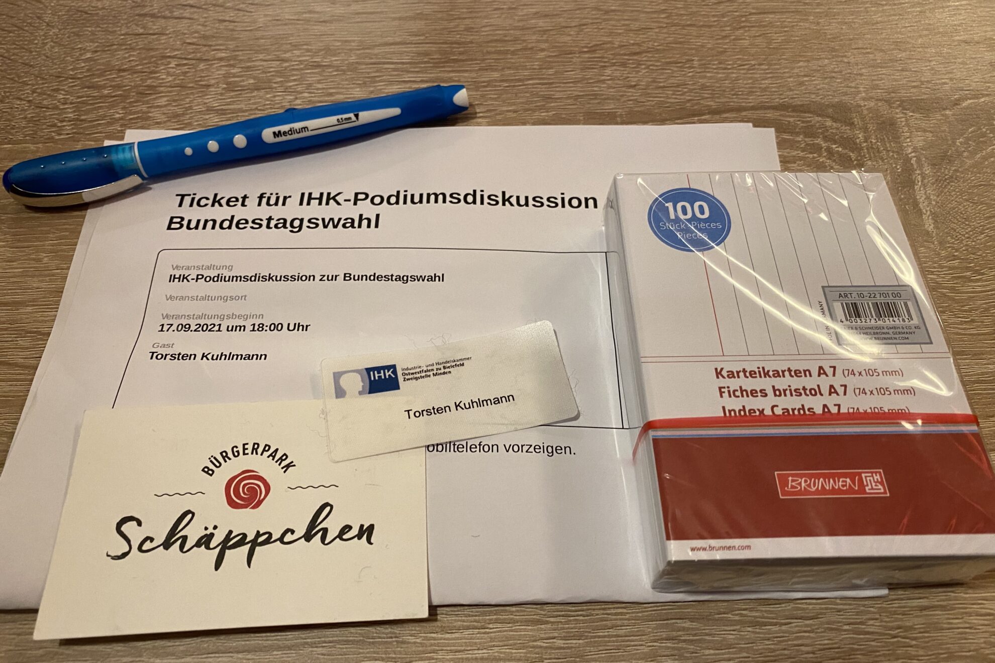 IHK Podiumsdiskussion zur Bundestagswahl