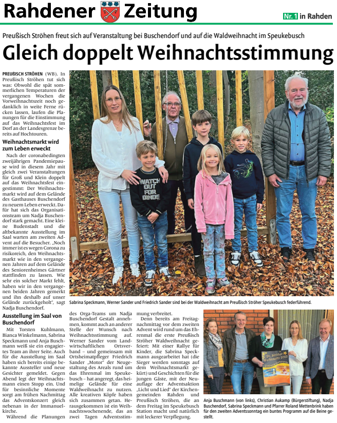 Pressespiegel WB 071122 Waldweihnacht
