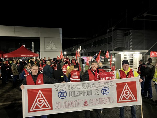 Warnstreik Dielingen Bild 1