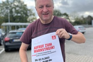 Aufruf zum Warnstreik