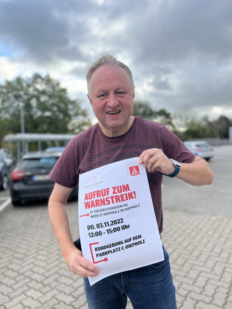 Aufruf zum Warnstreik